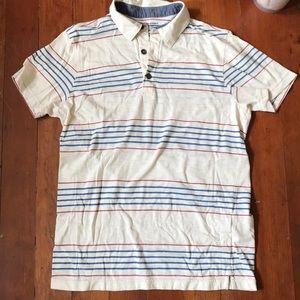 Banana Republic striped vintage inspired polo